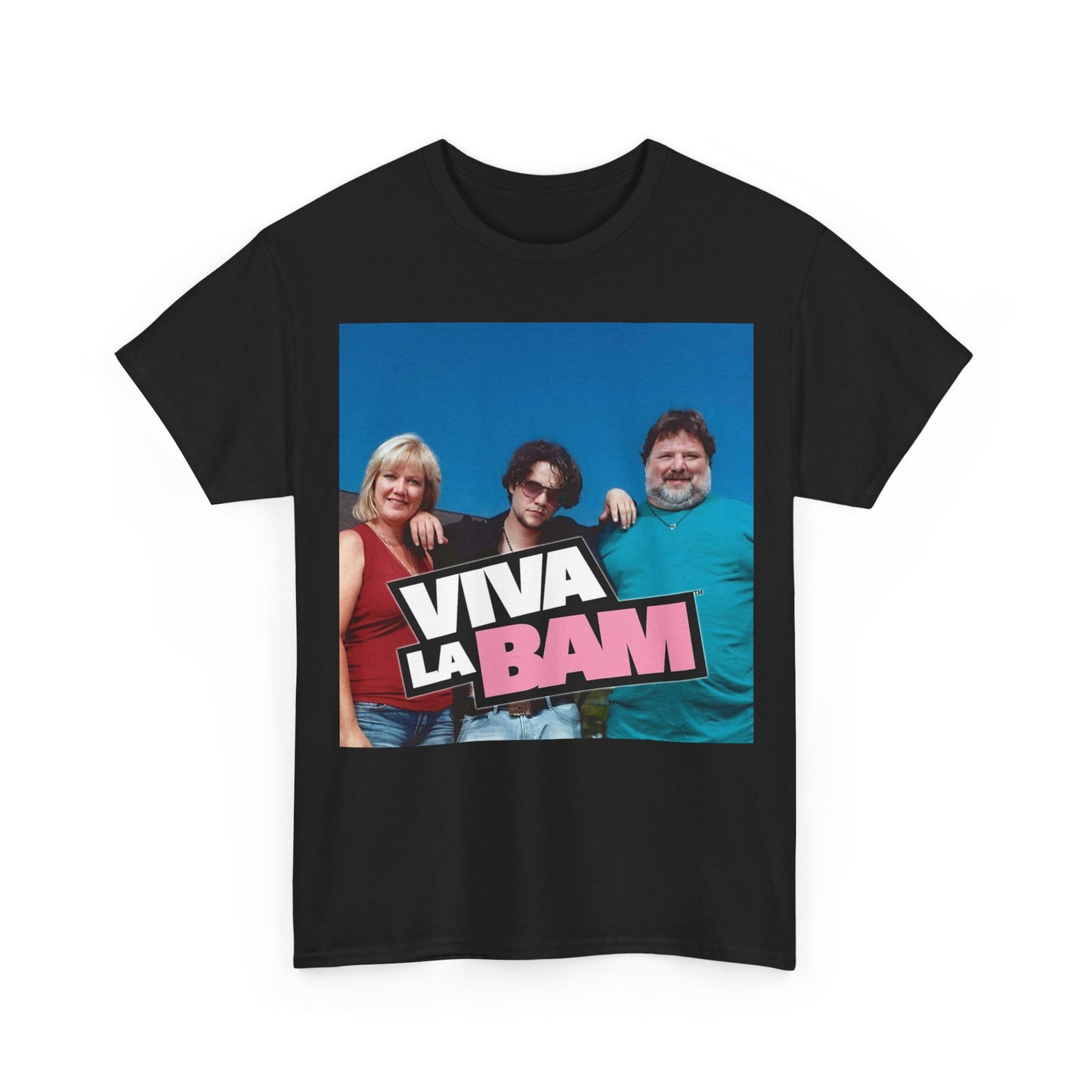 Viva La Bam Tshirt MTV Bam Margera TV Series Skateboarding Unisex Heavy Cotton k
