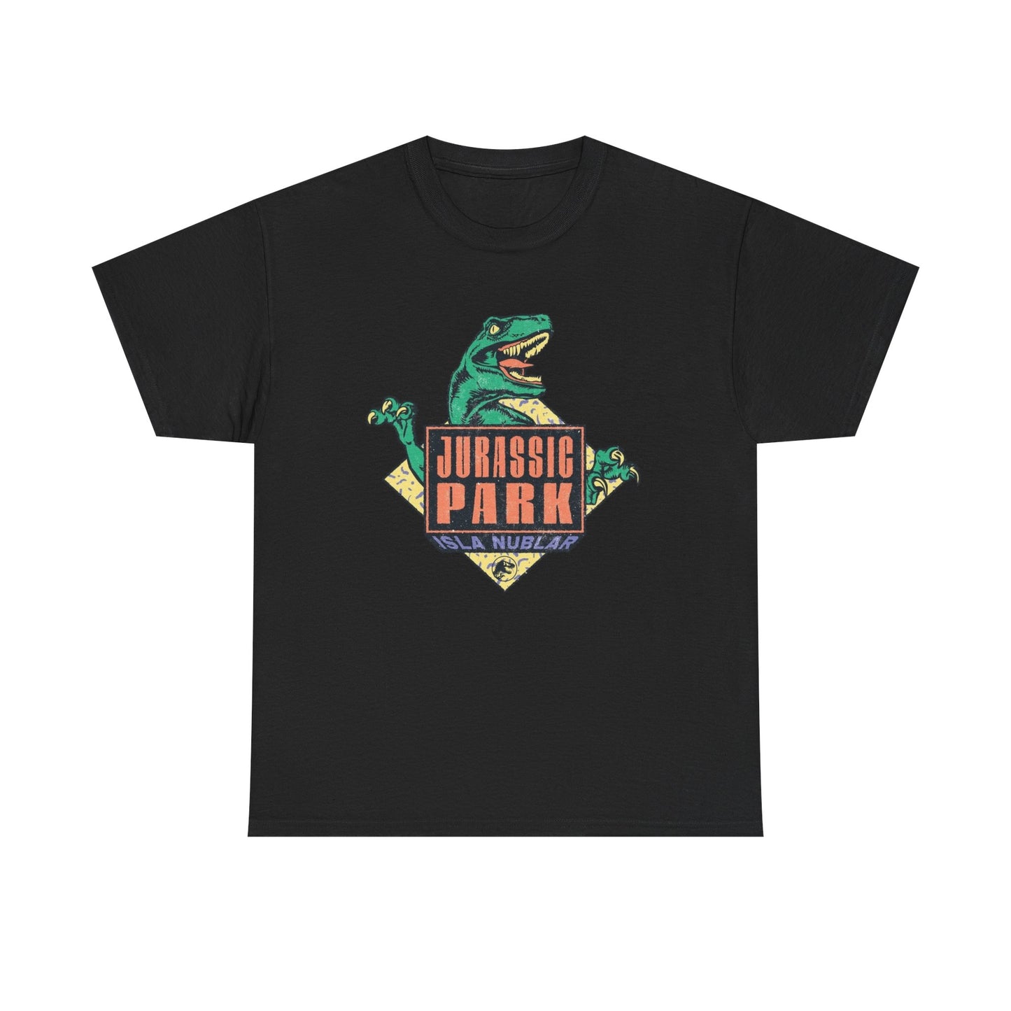 Jurassic Park Retro Graphic T Shirt NEW ADULT Heavy Cotton Tee