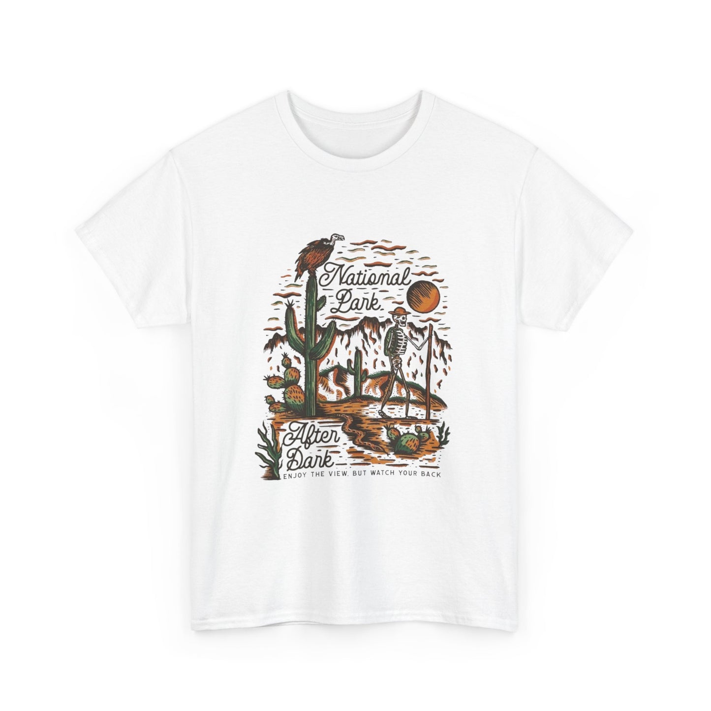 National Park After Dark Graphic T Shirt Unisex Heavy Cotton Tee