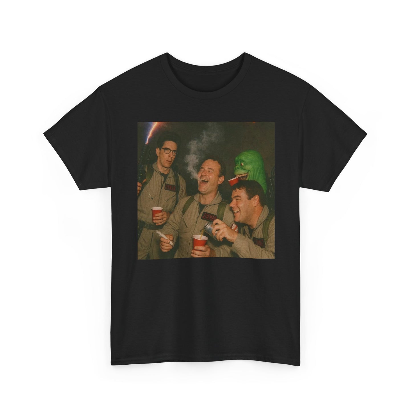Funny Ghostbusters Graphic T Shirt Vintage Jokes Unisex Heavy Cotton Tee