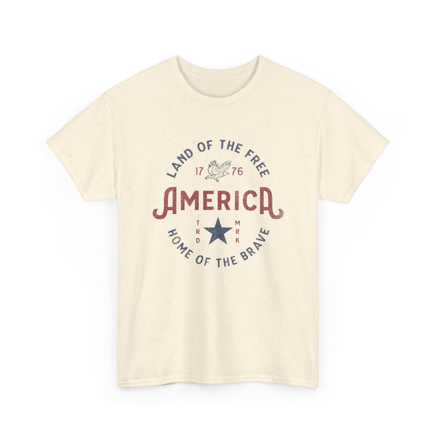 America Land Of The Free Graphic T Shirt Adult New Tee