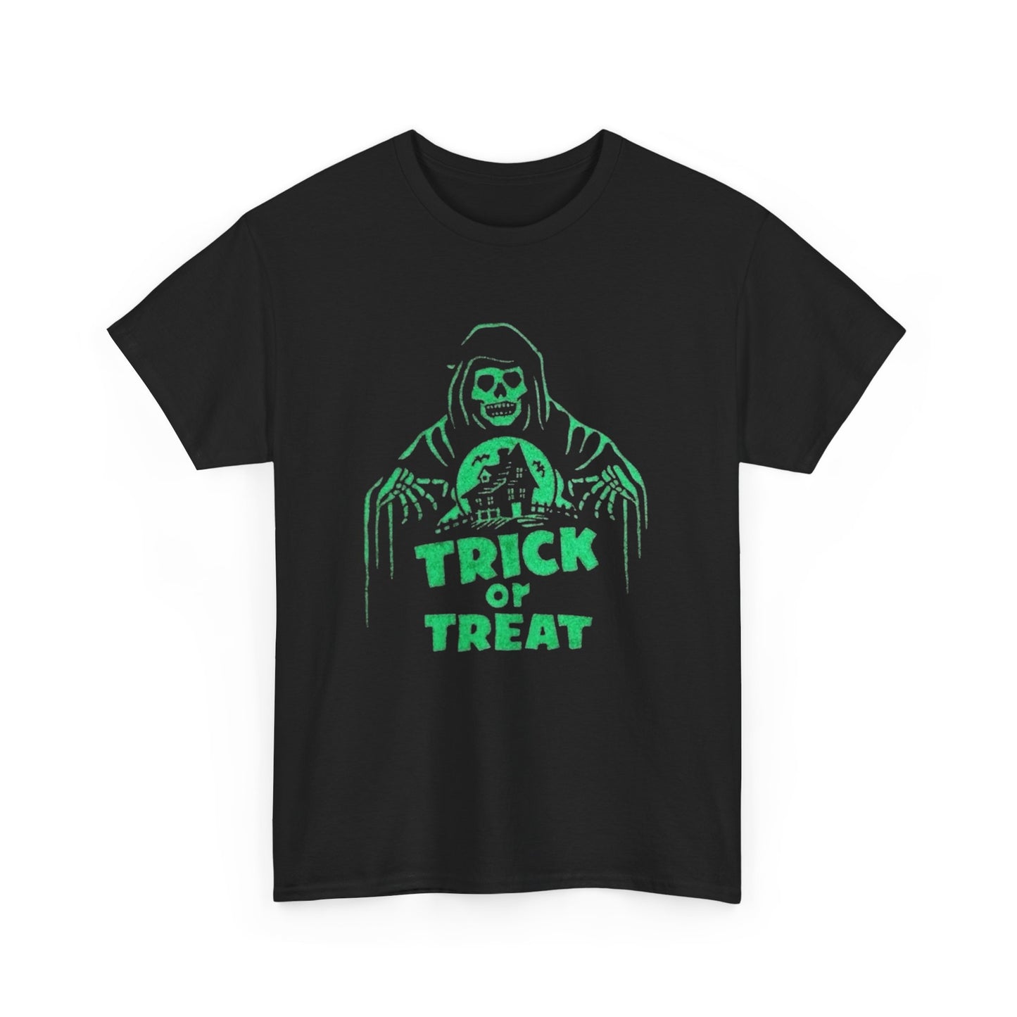Trick Or Treat Graphic T Shirt Unisex Heavy Cotton Tee