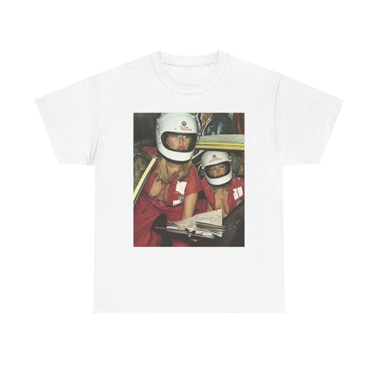Racing Babes Vintage Graphic T Shirt S-5XL Unisex Heavy Cotton Tee