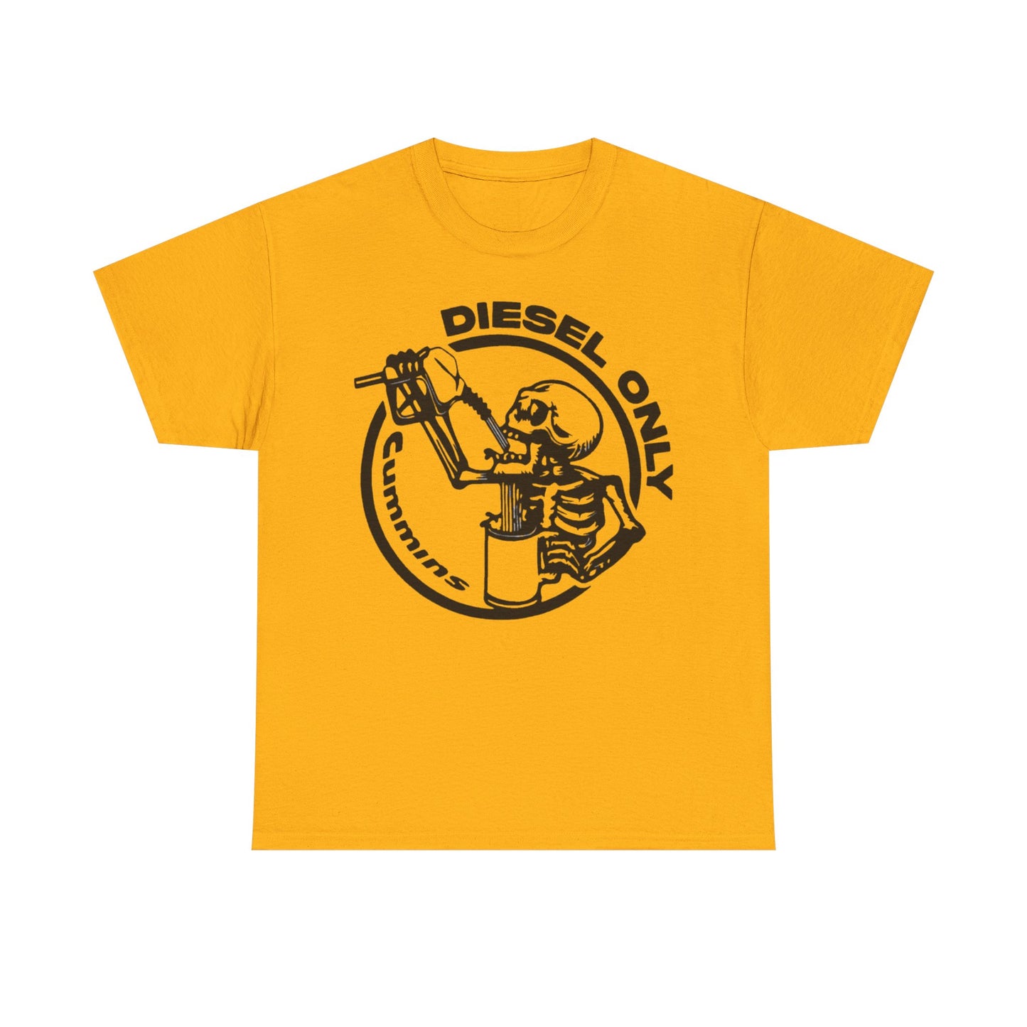 Diesel Only Cummins Graphic T Shirt Unisex Heavy Cotton Tee NEW