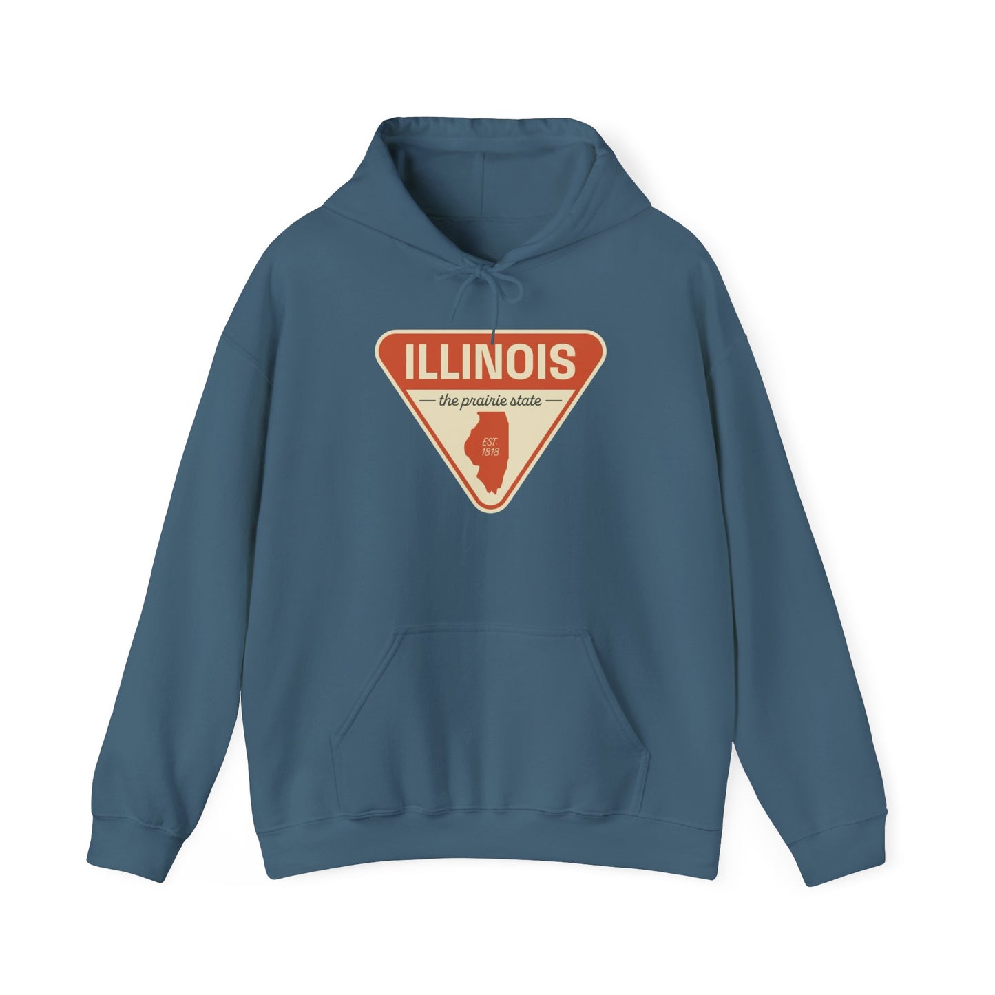 Illinois The Prairie State Hoodie NEW ADULT Unisex Hooded Sweatshirt