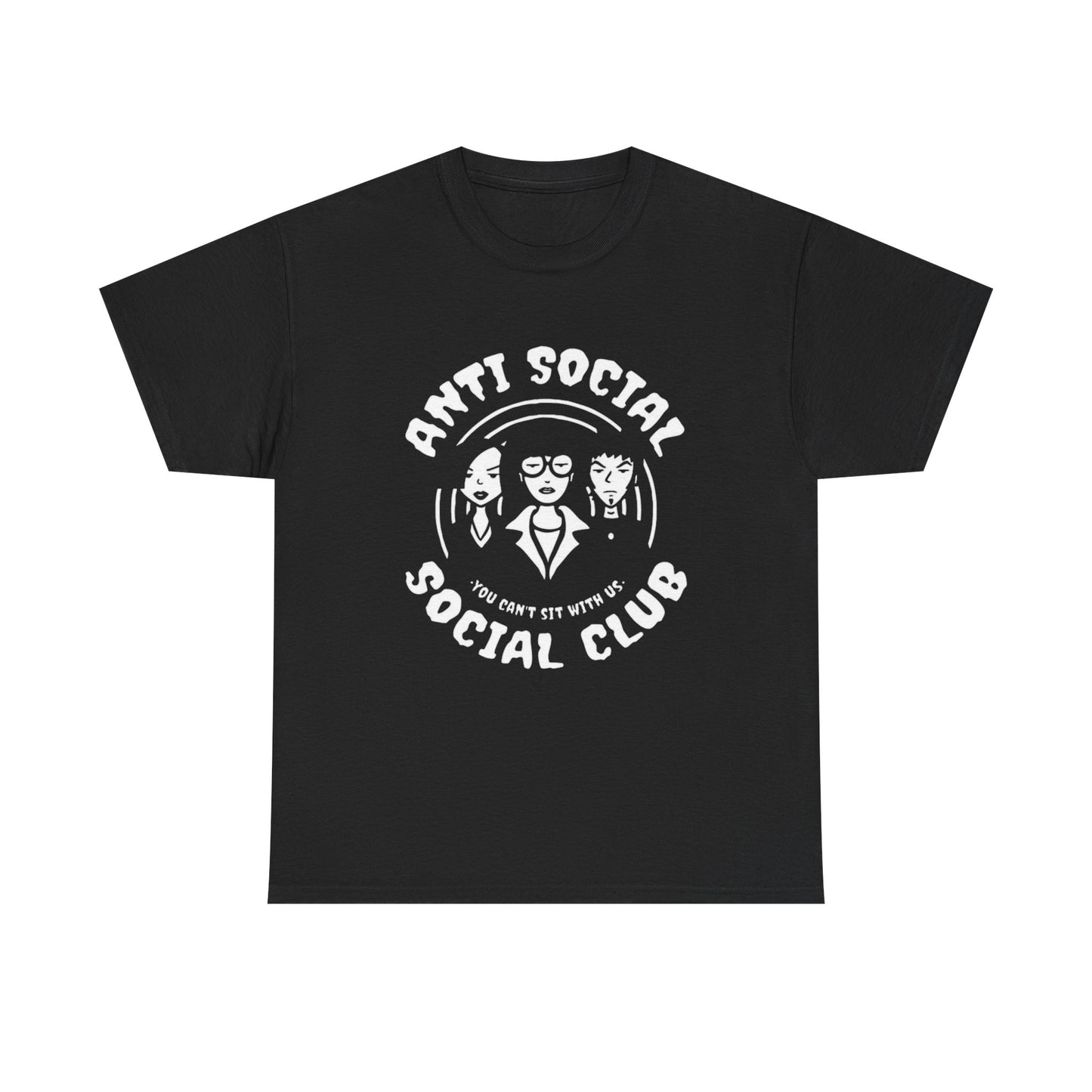 Anti Social Club Graphic T Shirt Unisex Heavy Cotton Tee