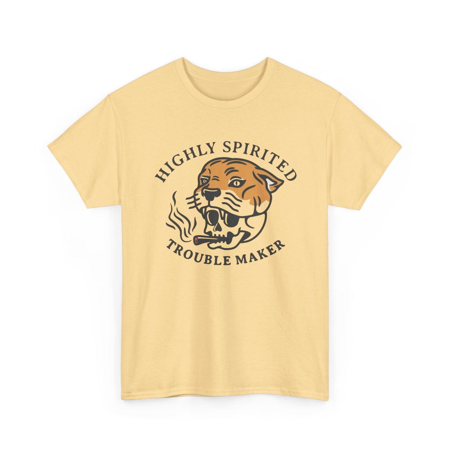 Highly Spirited Trouble Maker Graphic T Shirt NEW ADULT TEE VINTAGE