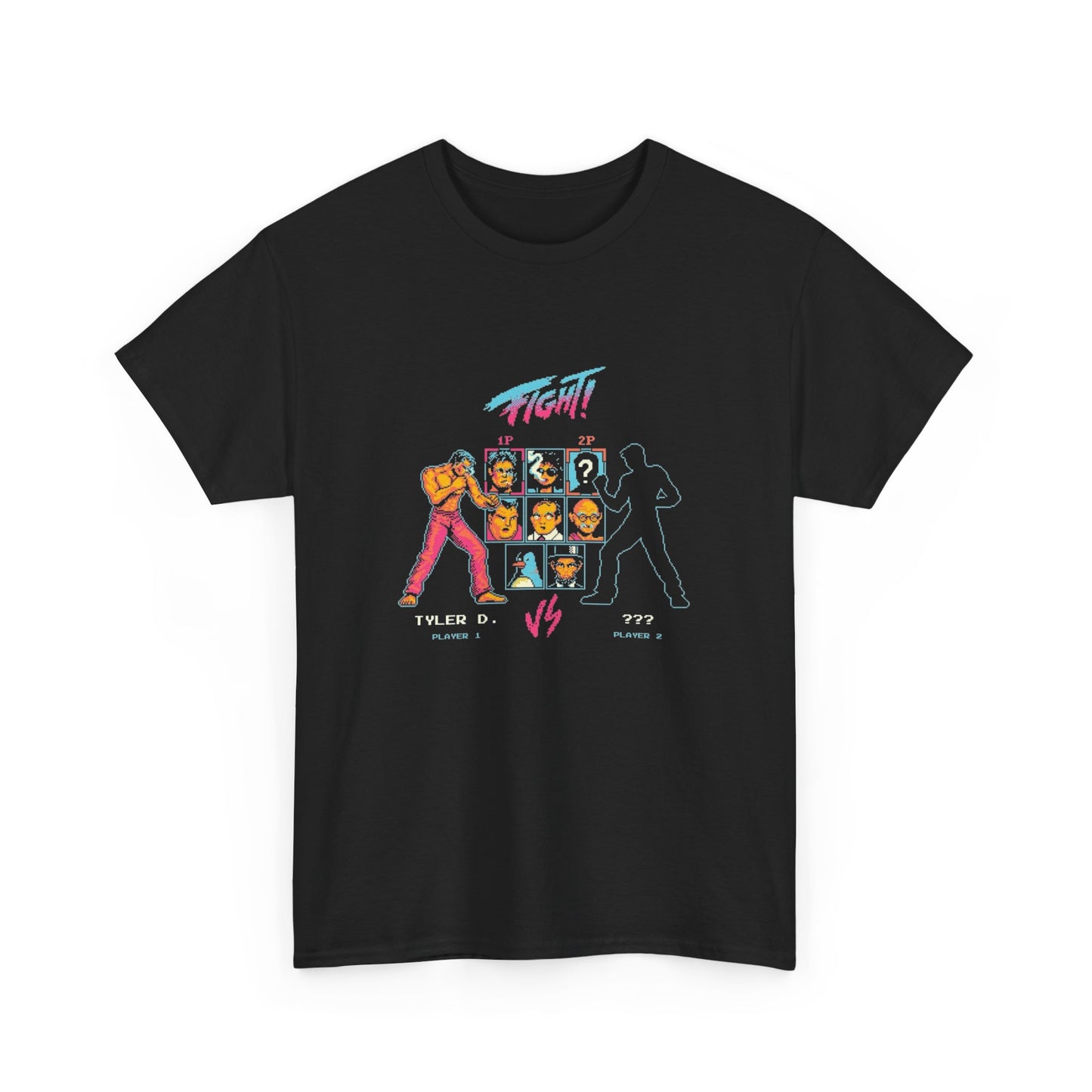 Fight Classic Video Games Graphic T Shirt Unisex Heavy Cotton Tee