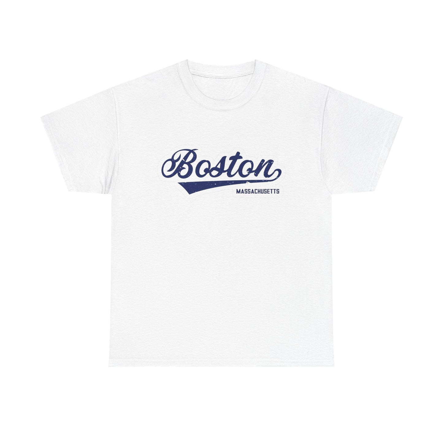 Boston Massachusetts Graphic T Shirt NEW GIFT Unisex Heavy Cotton Tee