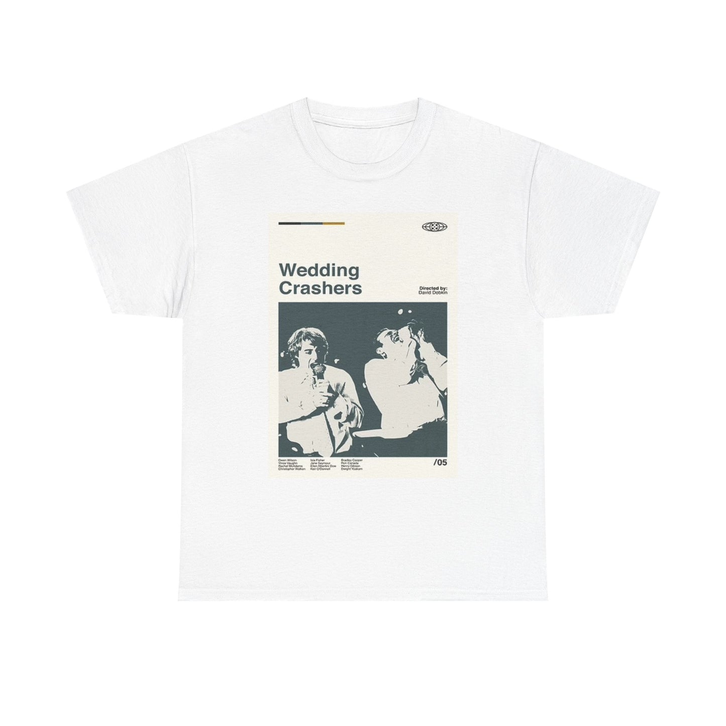 Wedding Crashers Graphic T Shirt Vintage Comedy Unisex Heavy Cotton Tee