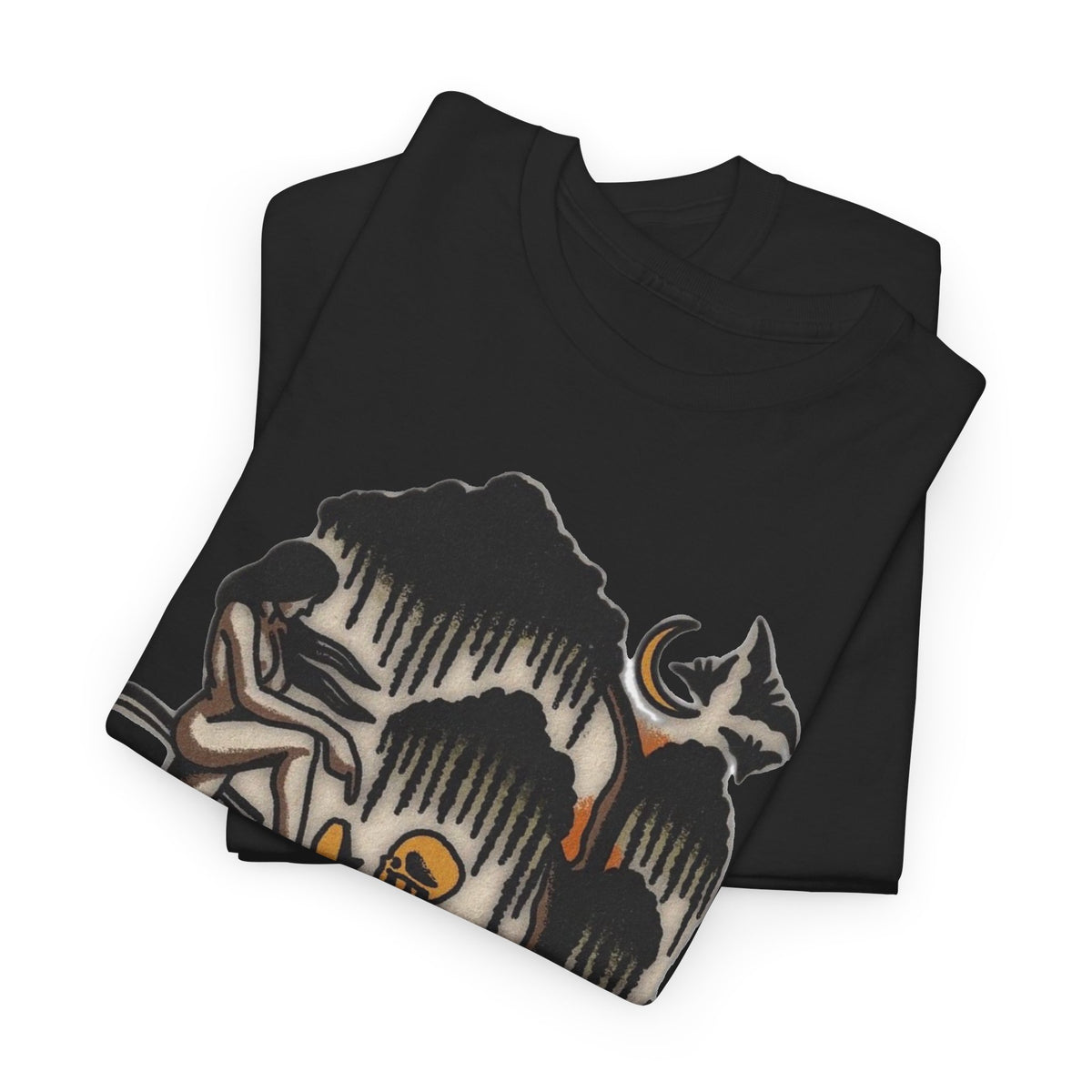 Praying For Women Funny Mystical Forest Moon Goddess Graphic T-Shirt Men's Tee