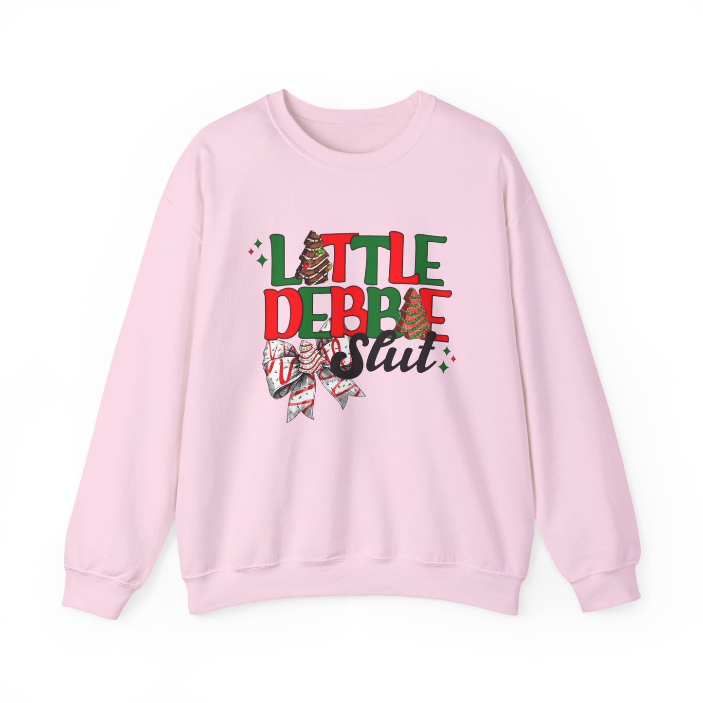 Little Debbie Slut Funny Christmas Sweater NEW Heavy Blend™ Crewneck Sweatshirt