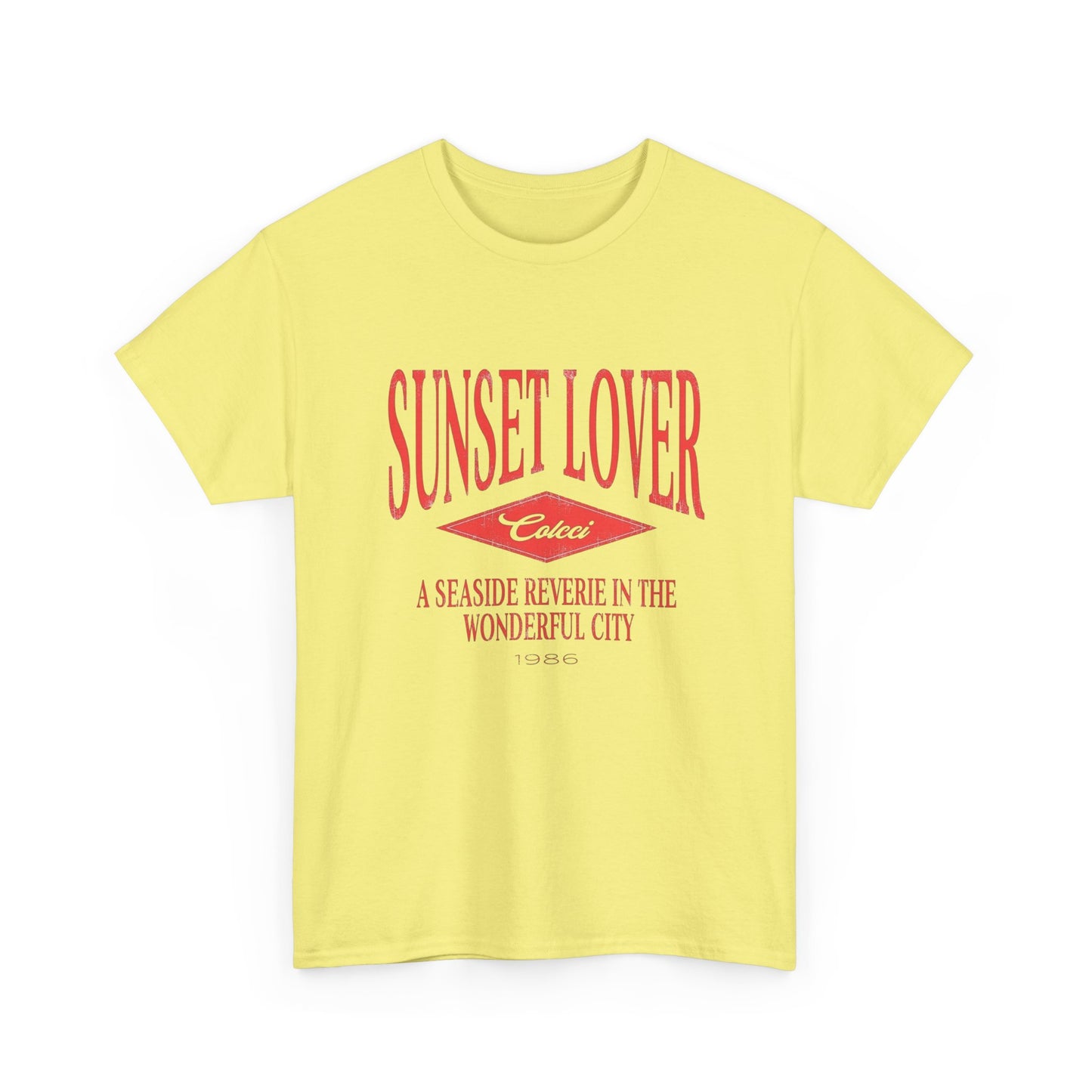 Sunset Lover Graphic T Shirt NEW Unisex Heavy Cotton Tee