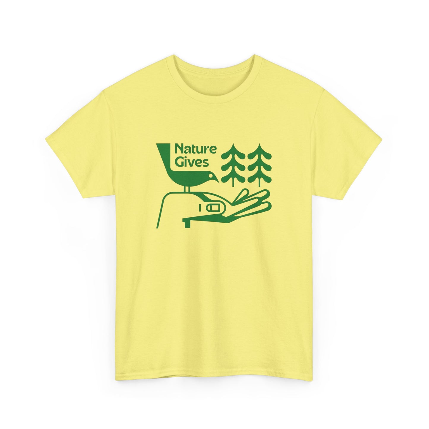Nature Gives Vintage Graphic T Shirt NEW ADULT TEE Cotton