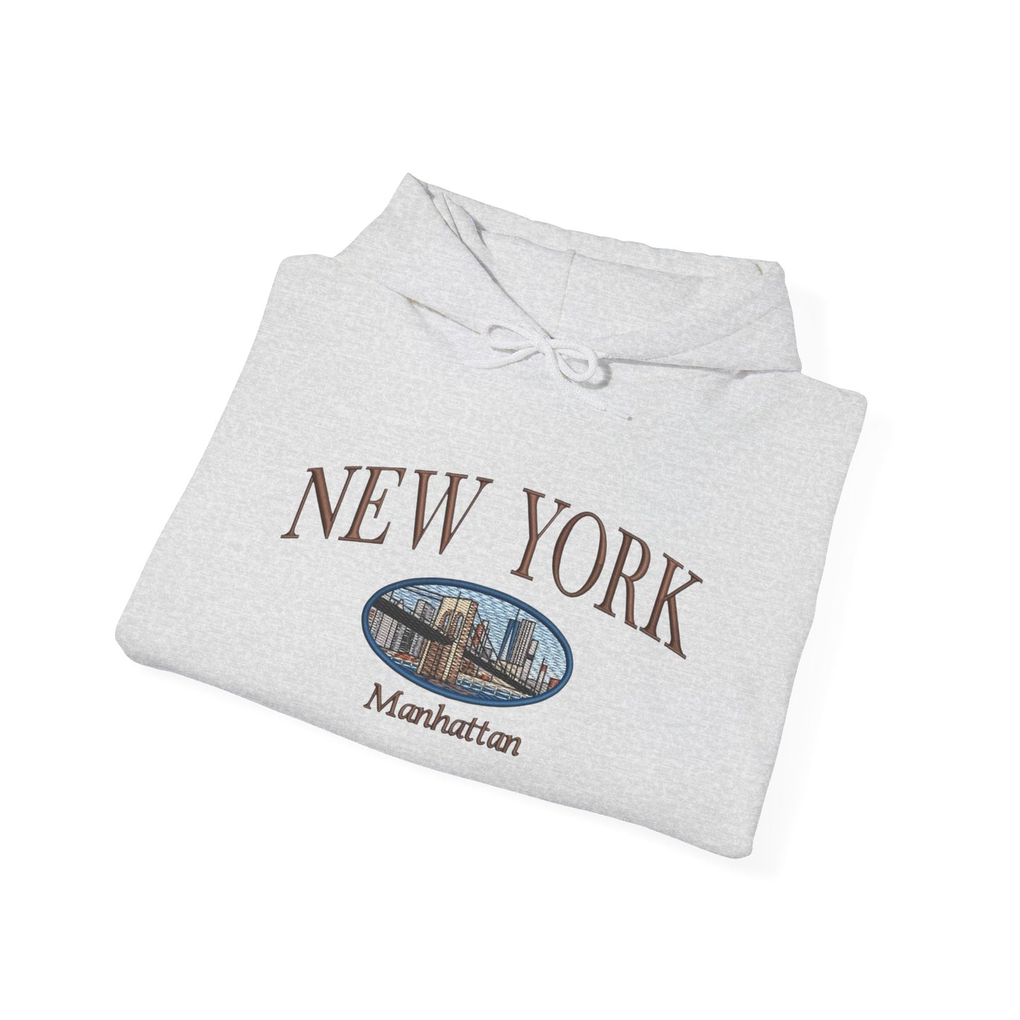 Manhattan New York Graphic Hoodie Heavy Blend Sweatshirt NEW