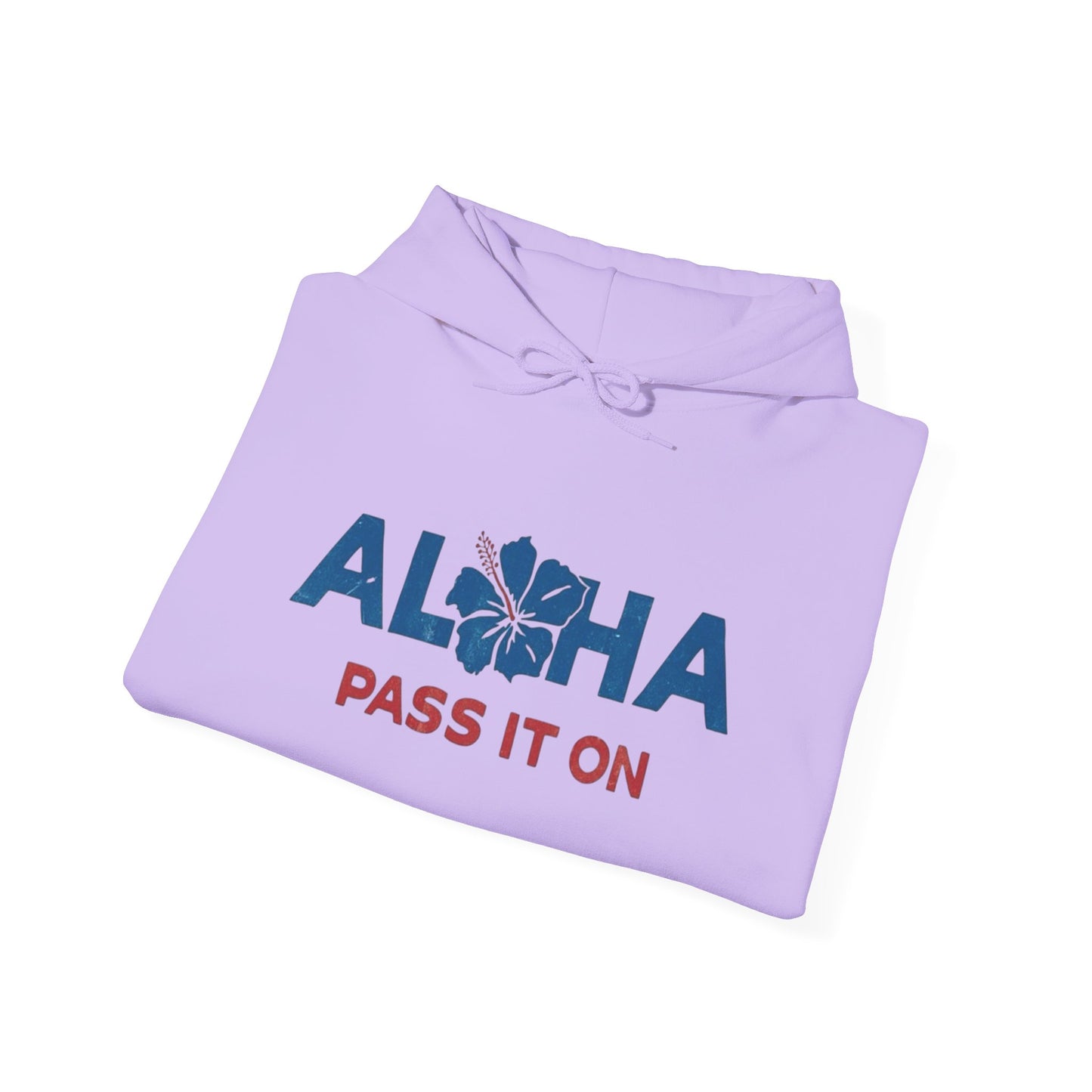 Aloha Pass It On Hawaii Graphic Hoodie Unisex Heavy Blend™ Hooded Sweatshirt
