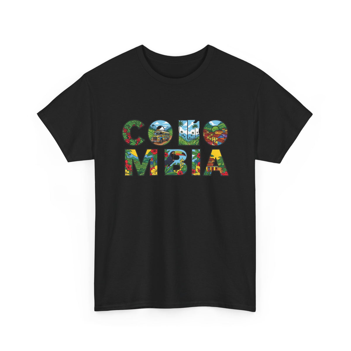 Columbia Graphic T Shirt Men's Travel Heavy Cotton Tee