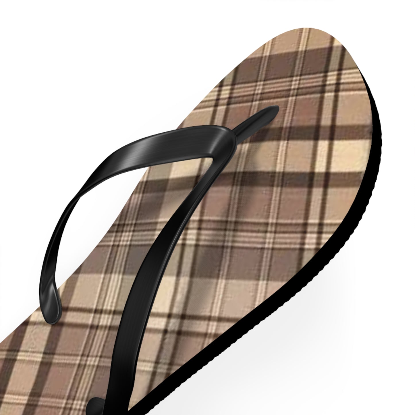 Brown Stripe Sandals, Beach Shoes, Vacation Flip Flops, Pool Slides