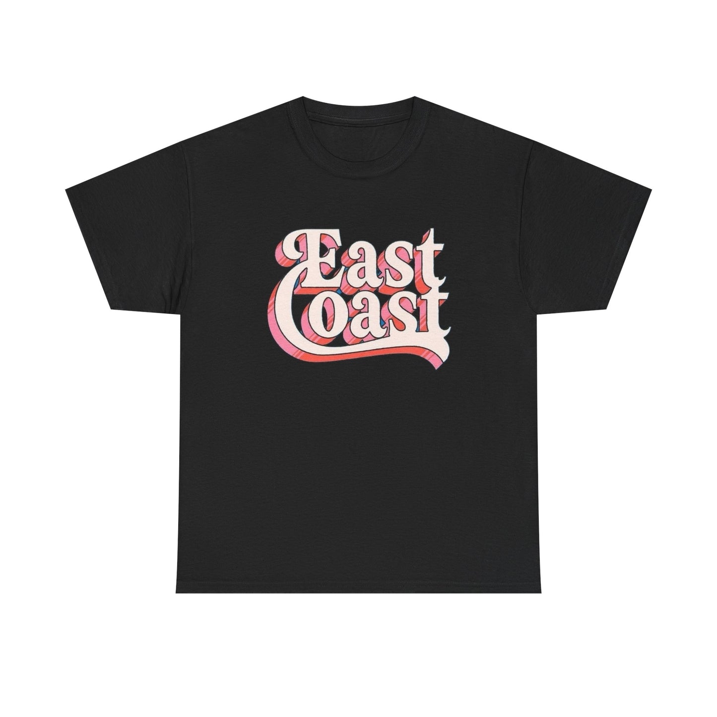 East Coast Graphic T-Shirt Unisex Heavy Cotton Tee Gift NEW