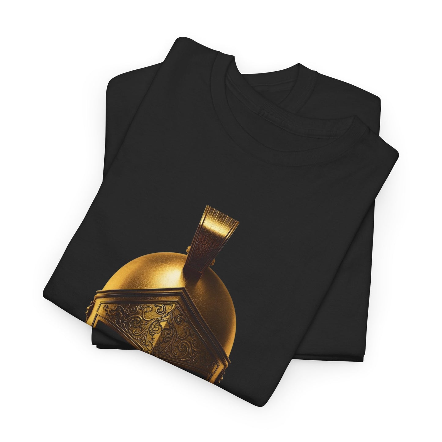 Spartan Warrior Helmet Graphic T Shirt Unisex Heavy Cotton Tee