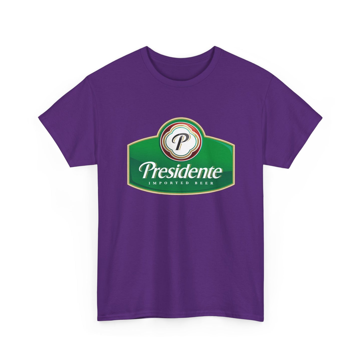 Presidente Beer Logo Shirt Retro Poster Unisex Heavy Cotton Tee