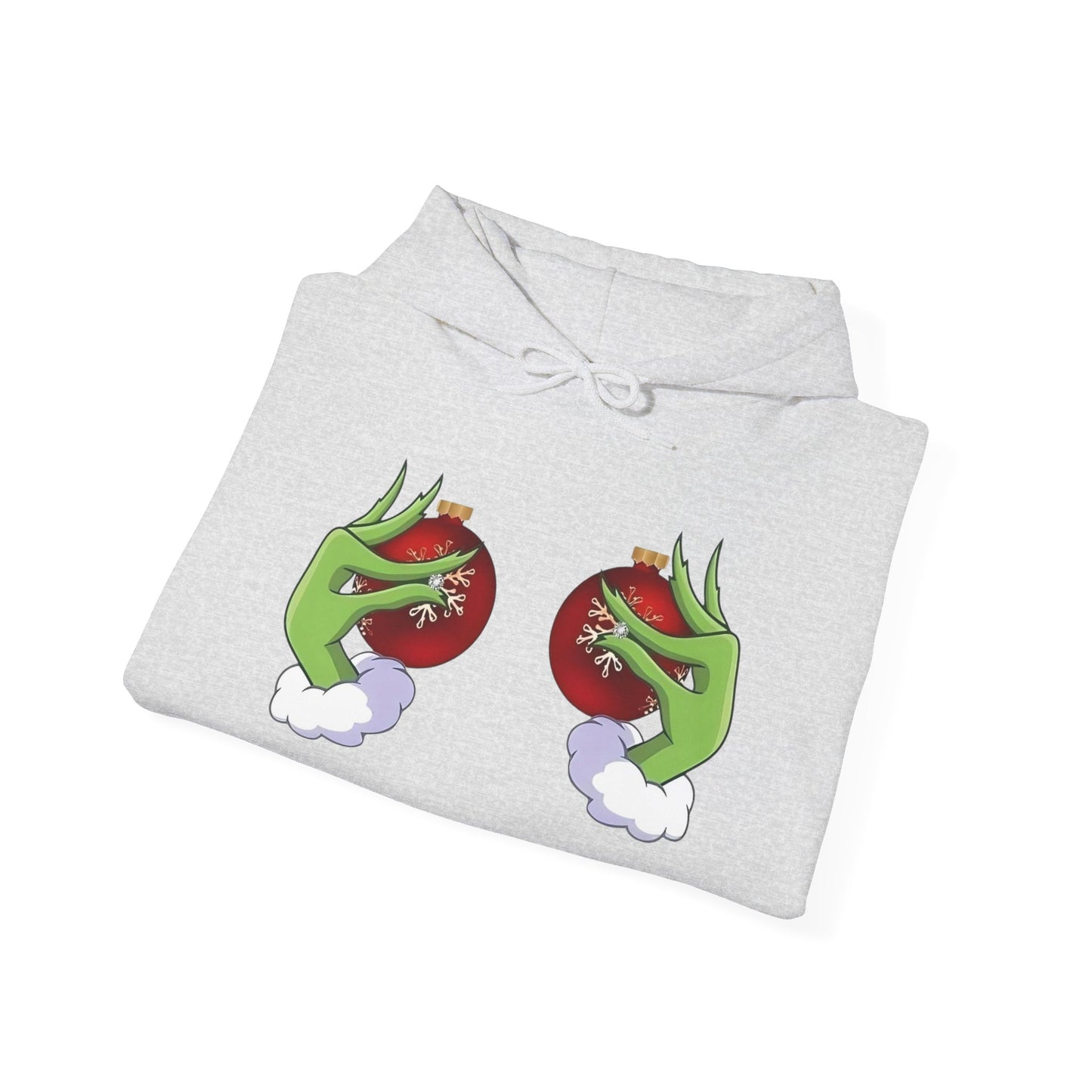 The Grinch Funny Graphic Hoodie Christmas Unisex Heavy Blend™ Hooded Sweatshirt