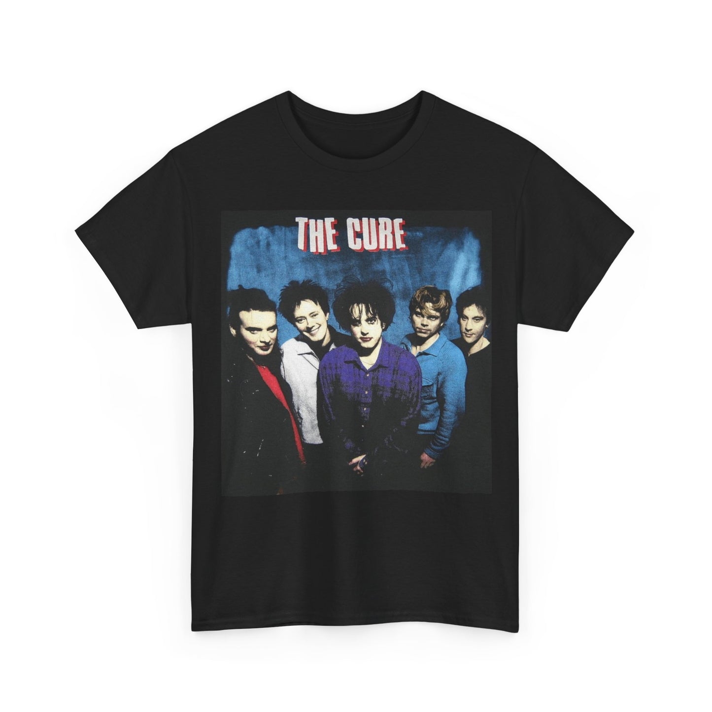 The Cure Tshirt Vintage album art rock retro 90s emo Unisex Heavy Cotton Tee