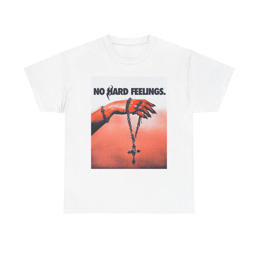 No Hard Feelings Graphic T Shirt NEW Unisex Heavy Cotton Tee