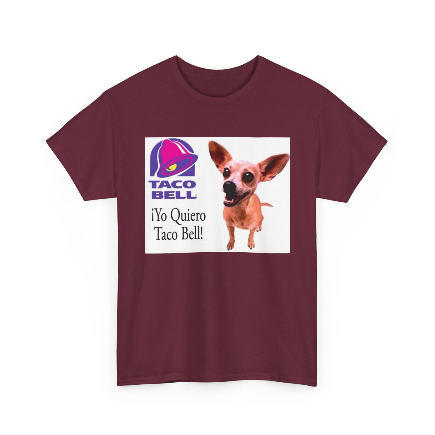 Taco Bell Shirt Funny Retro Logo Mexican Dog 90s Nostalgia Unisex Heavy Cotton