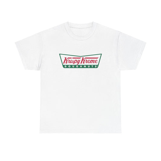 Krispy Kreme Donuts T Shirt Graphic Unisex Heavy Cotton Tee NEW GIFT