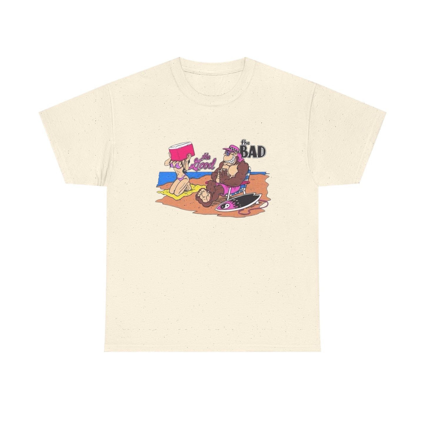 The Bad The Good Funny Beach T Shirt Graphic Unisex Heavy Cotton Tee NEW GIFT
