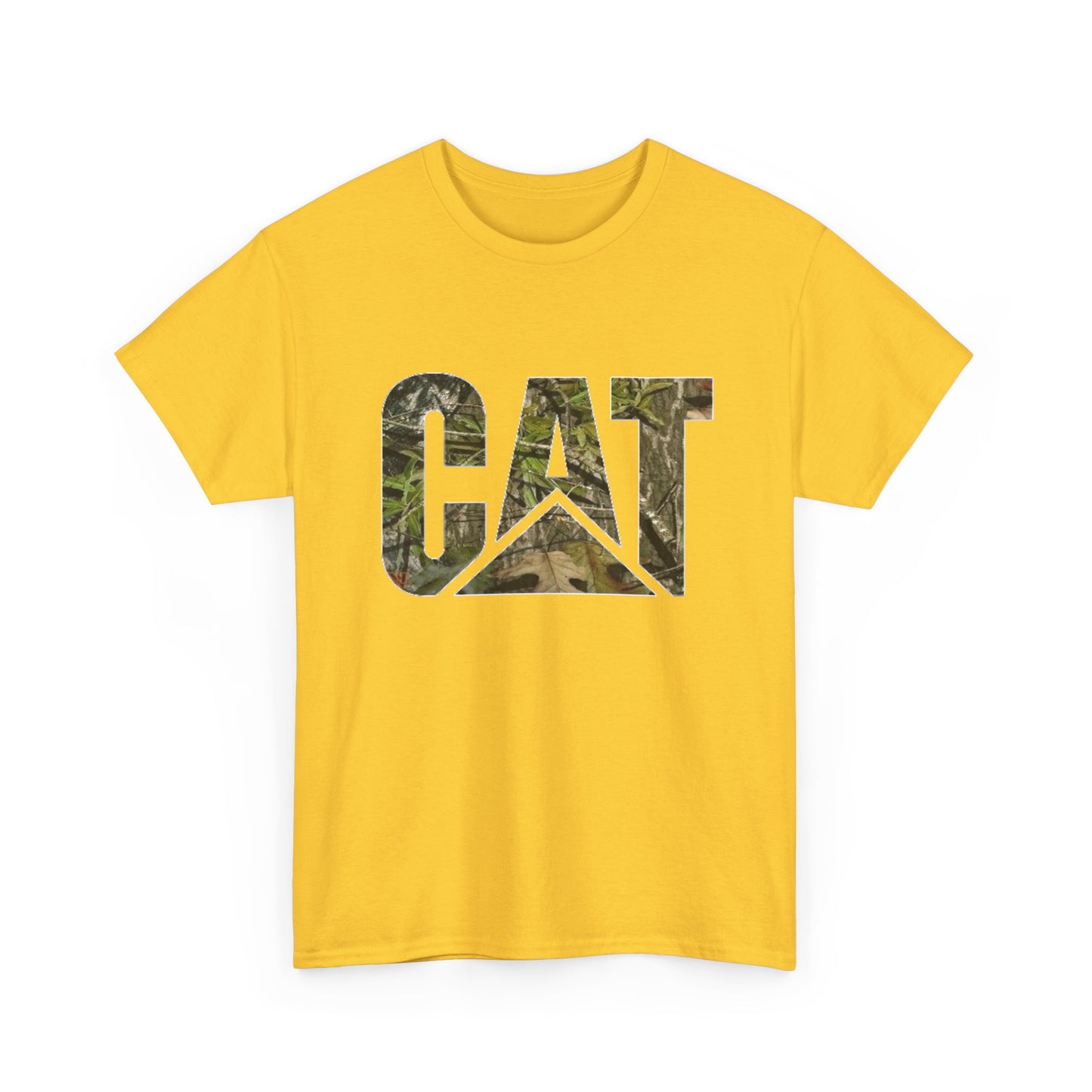 CAT Camo Diesel Equipment Graphic T Shirt Unisex Heavy Cotton Tee NEW
