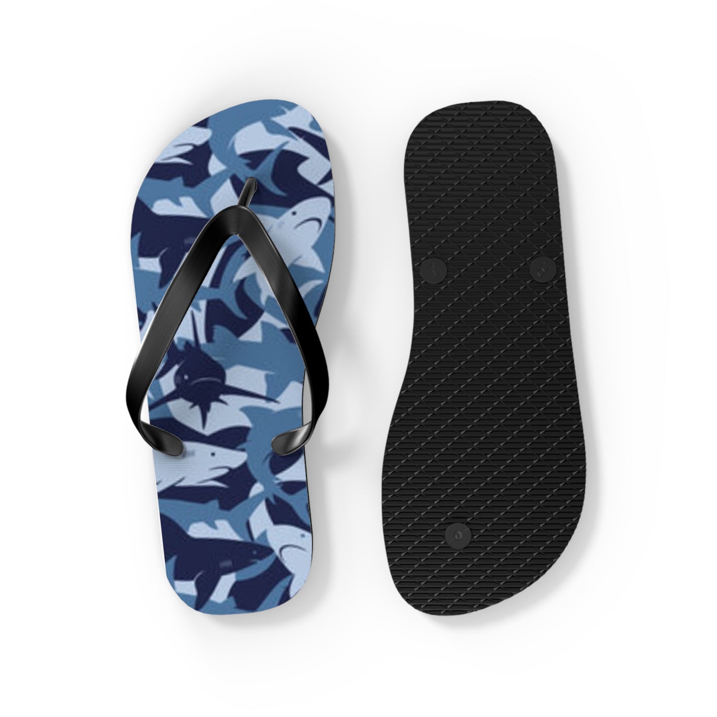 Sharks Summer Sandals, Beach Shoes, Vacation Flip Flops, Pool Slides