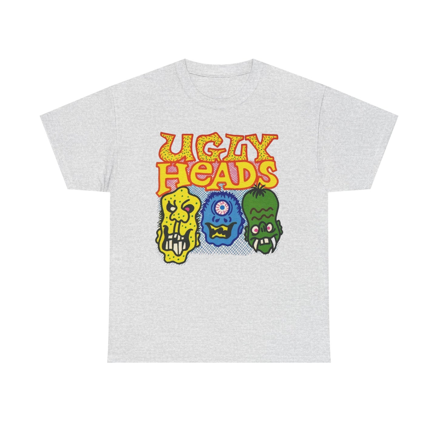Ugly Heads Vintage 90's Kids Graphic T Shirt Unisex Heavy Cotton Tee