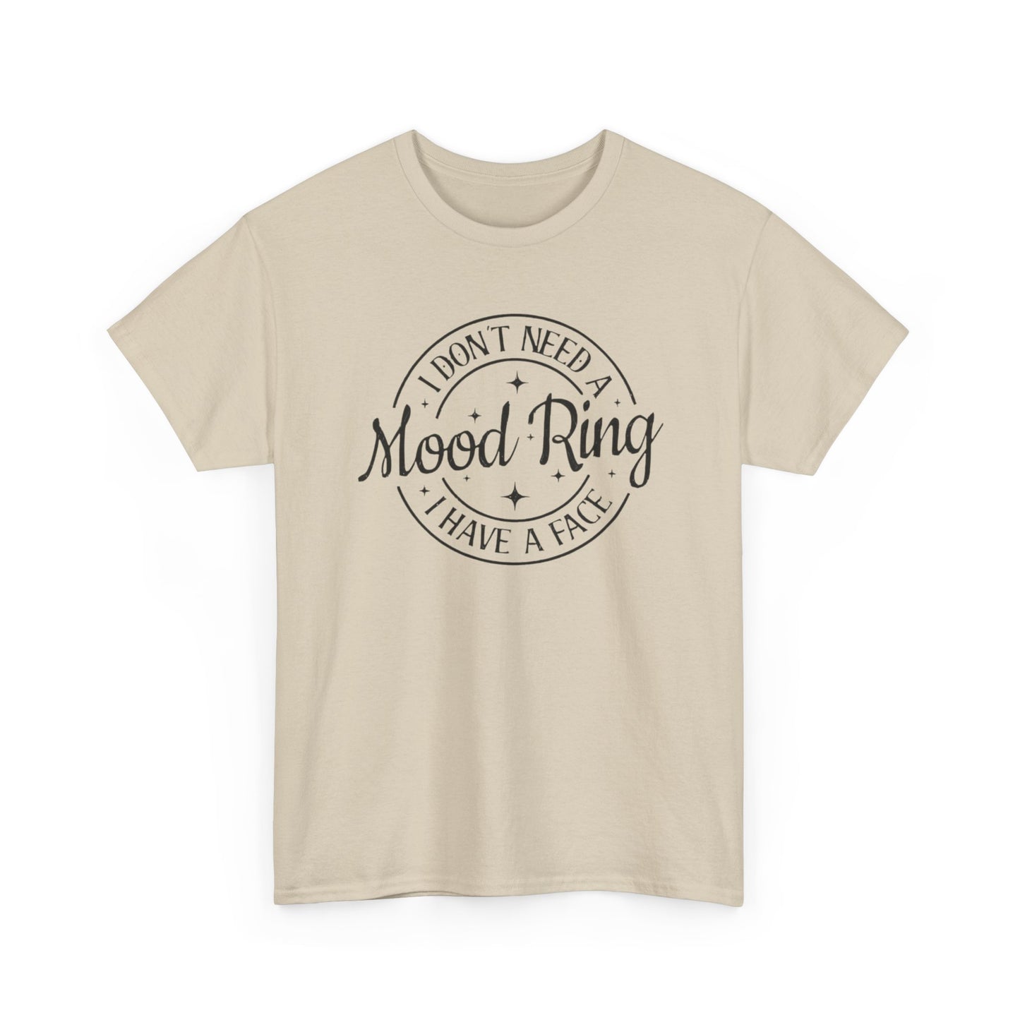 Funny Mood Ring Graphic T Shirt Unisex Heavy Cotton Tee