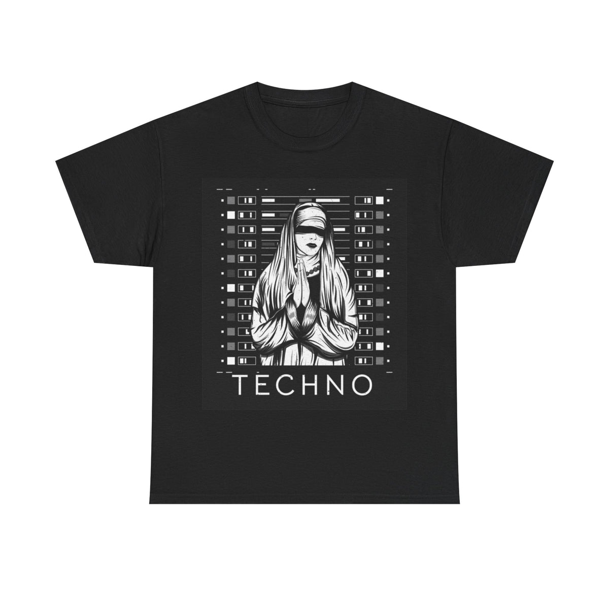 EDM House Music T-shirt Techno Rave Trippy Art Graphics Unisex Heavy Cotton T