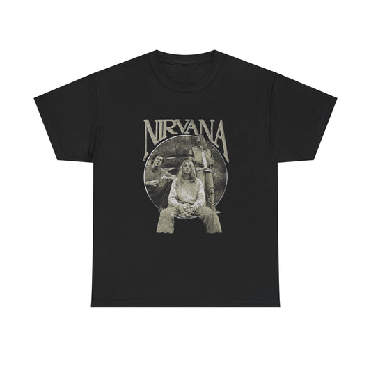 Nirvana Vintage Graphic T Shirt NEW ADULT Heavy Cotton Tee