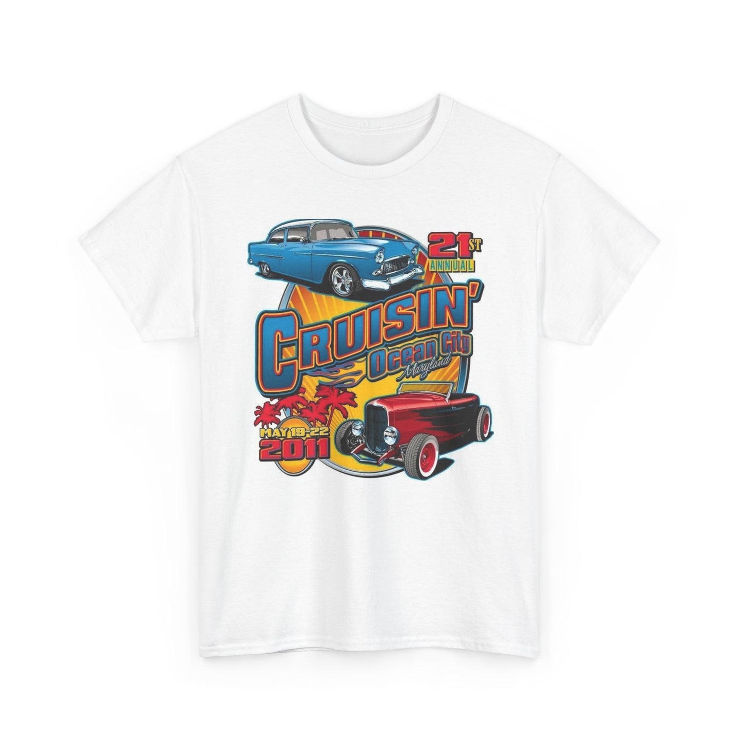 Retro Muscle Car Tee, Vintage Car Show Shirt, Classic Car Cruise Graphic Tee, 3