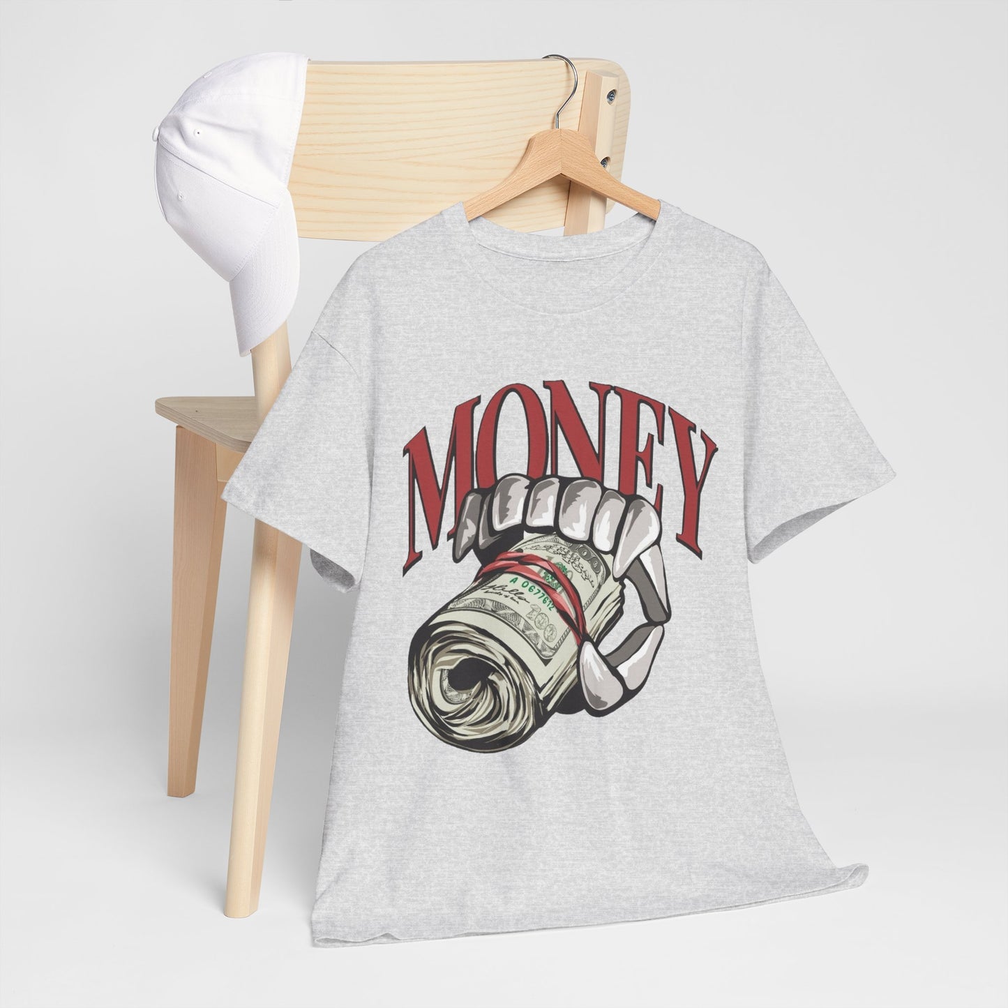 Money Grill Retro Street Wear Graphic T Shirt Unisex Heavy Cotton Tee