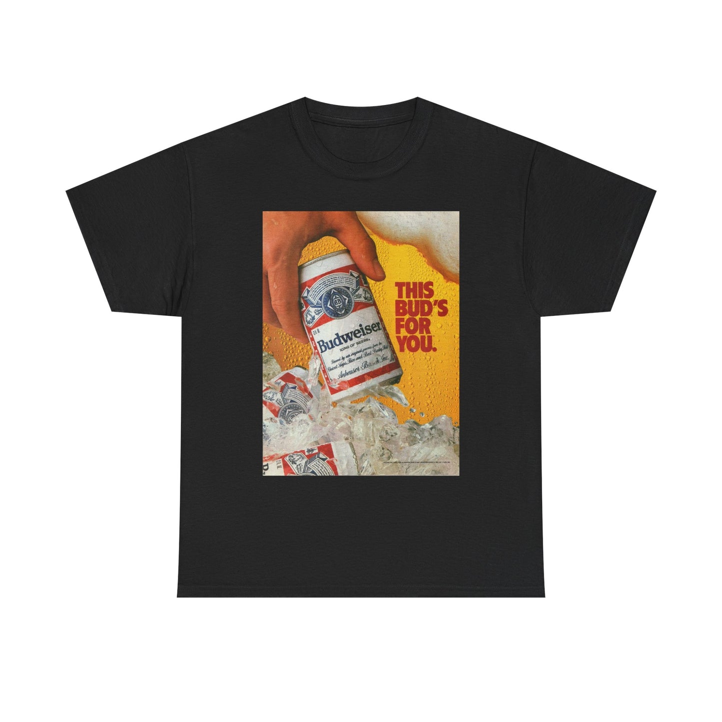 This Buds For You Vintage Beer T Shirt Unisex Heavy Cotton Tee Gift