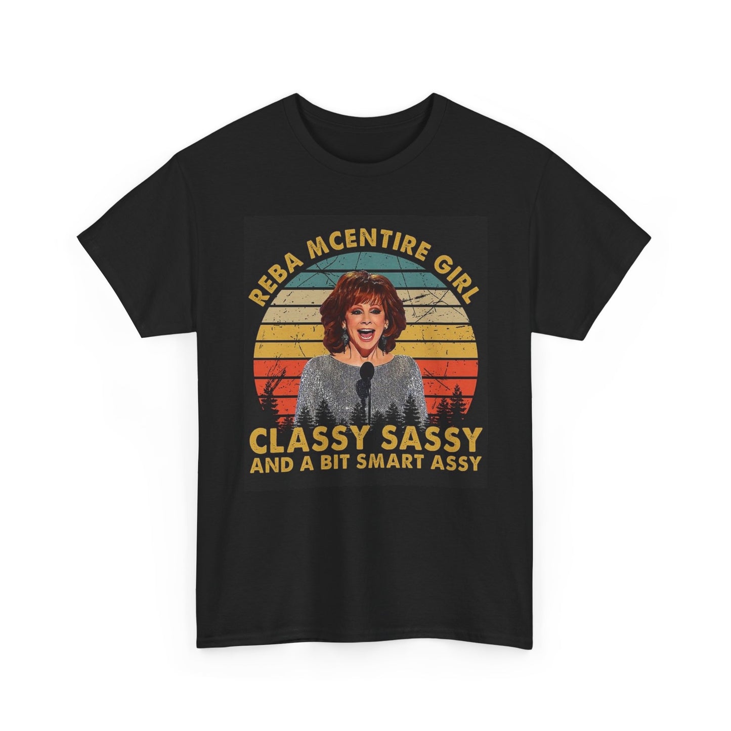 Reba Country Graphic T Shirt Vintage Art Show Unisex Heavy Cotton Tee