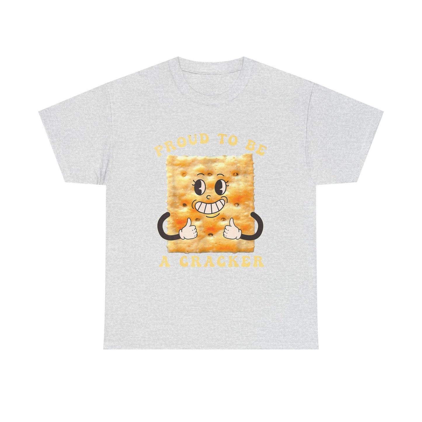 Proud To Be A Cracker Funny Graphic T Shirt NEW ADULT TEE Cotton