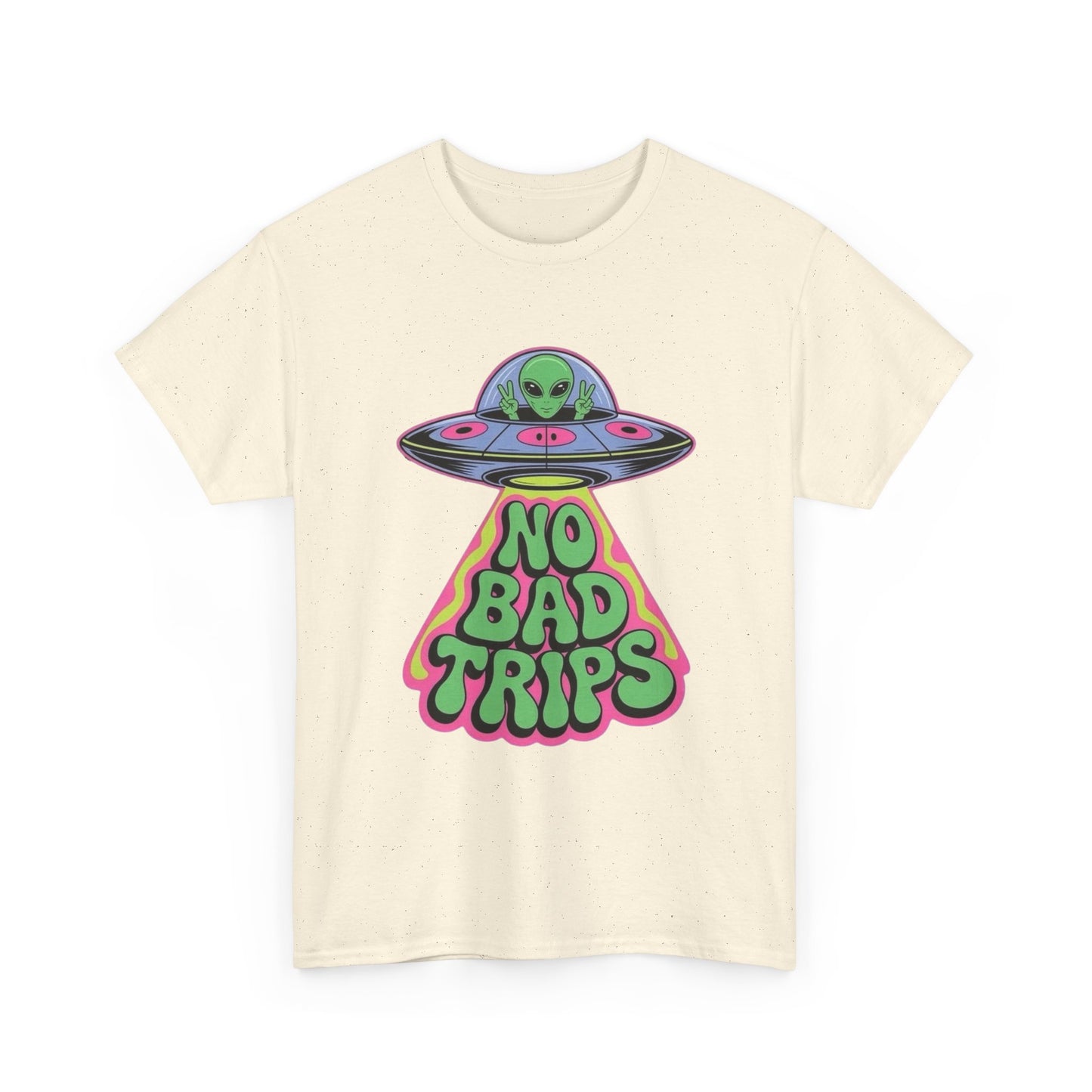 No Bad Trips Graphic T Shirt NEW Unisex Heavy Cotton Tee