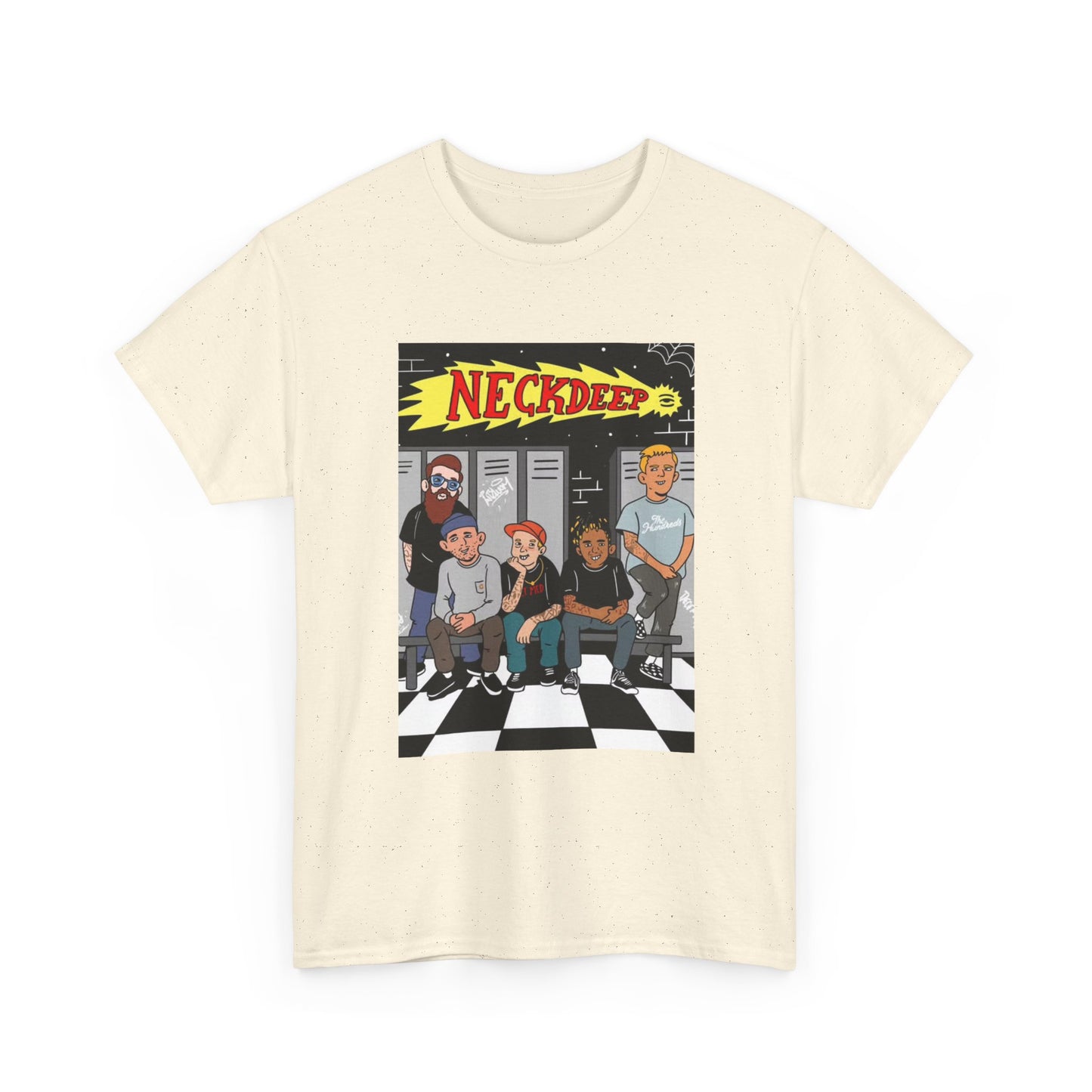 Neck Deep Tshirt Punk Rock UK retro Album art Unisex Heavy Cotton Tee