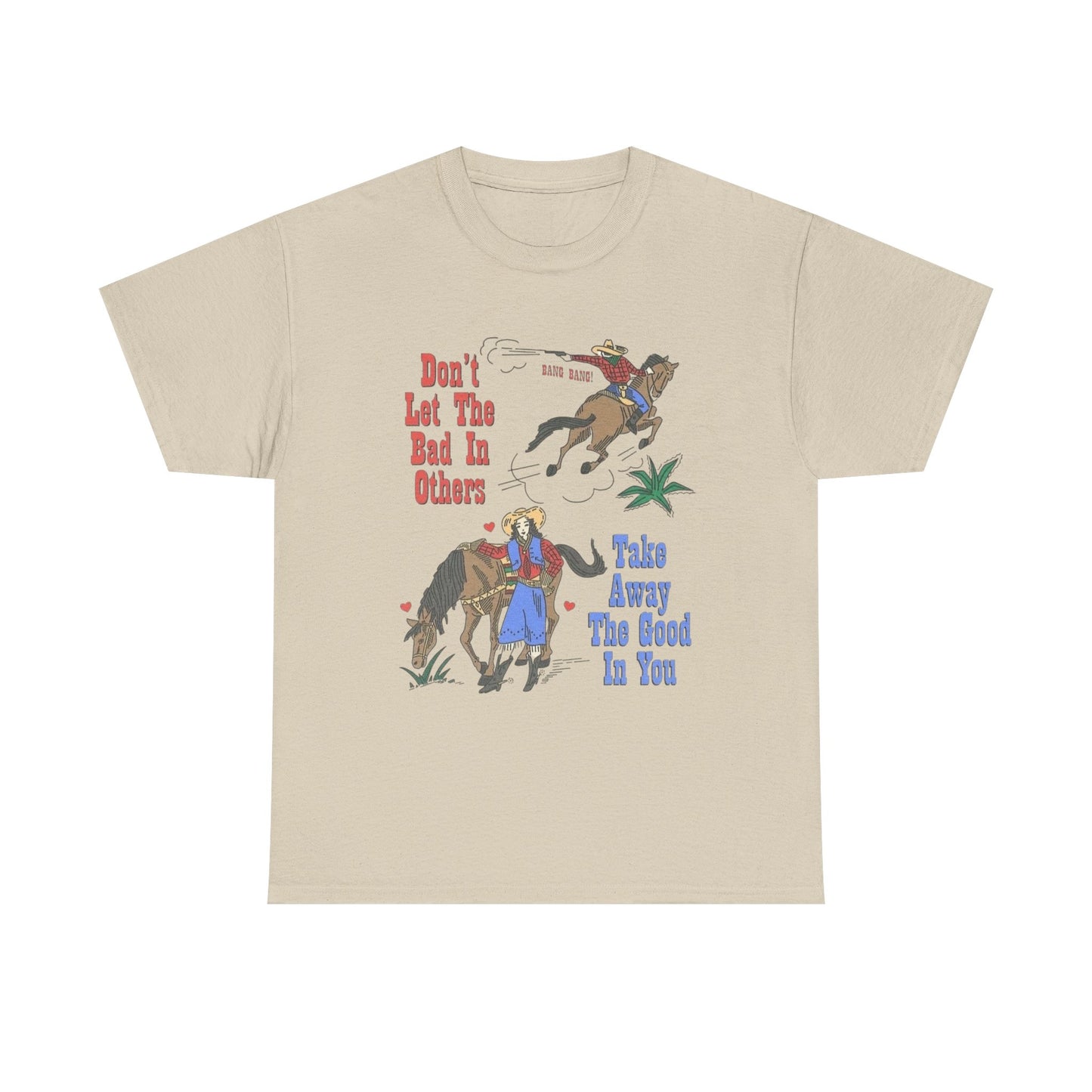 Cowboy Western Rodeo 90s Vintage Graphic T Shirt Unisex Heavy Cotton Tee