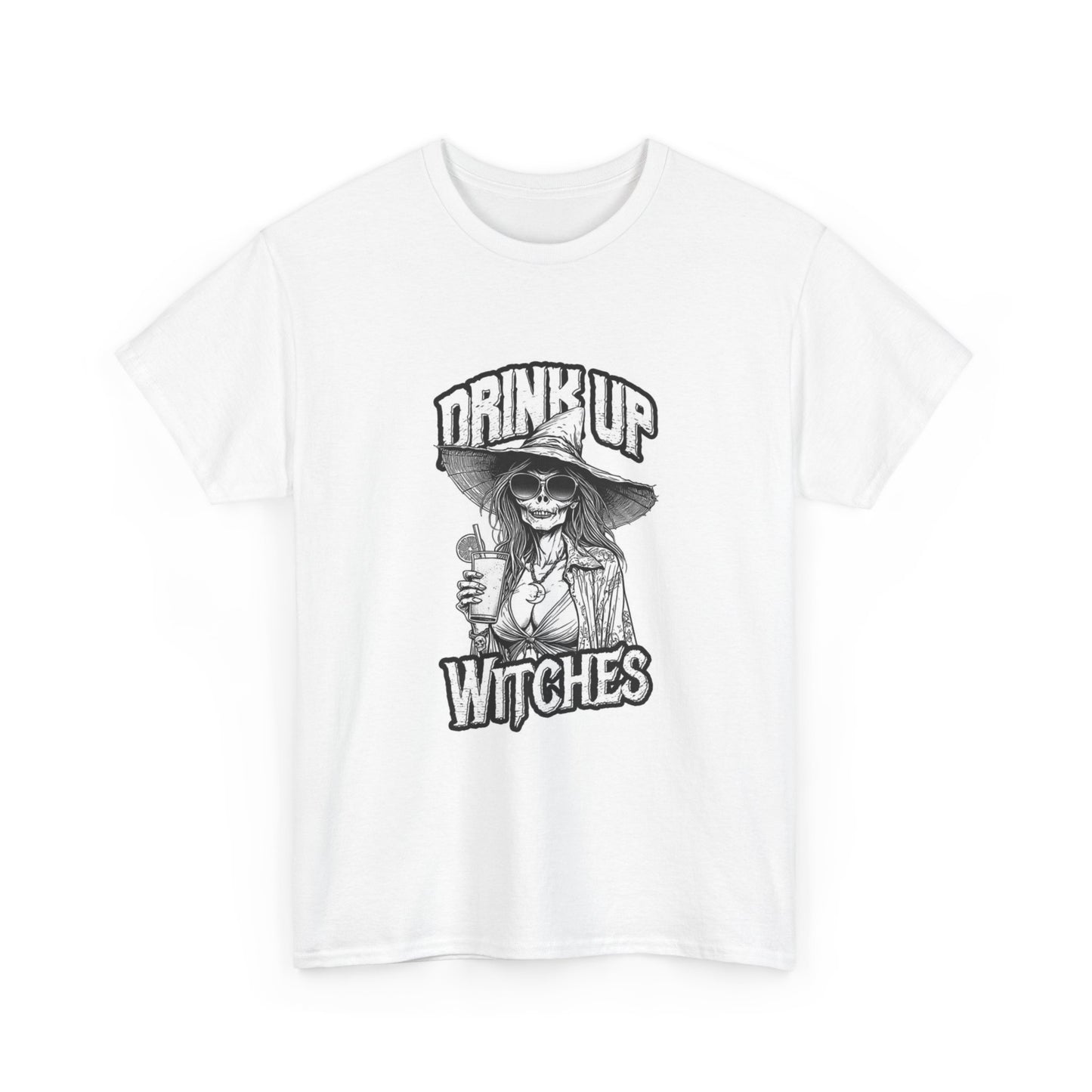 Drink Up Witches Graphic T Shirt Women's Cotton Tee BRAND NEW