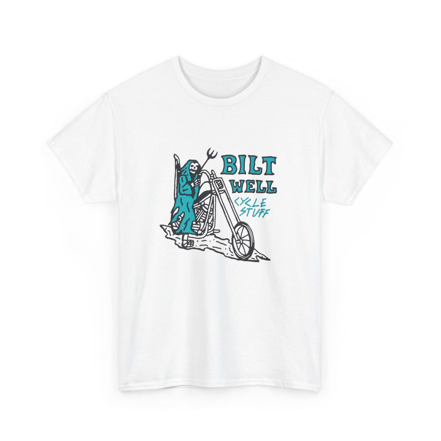 Bilt Well Motorcycle Stuff Graphic T Shirt Unisex Heavy Cotton Tee