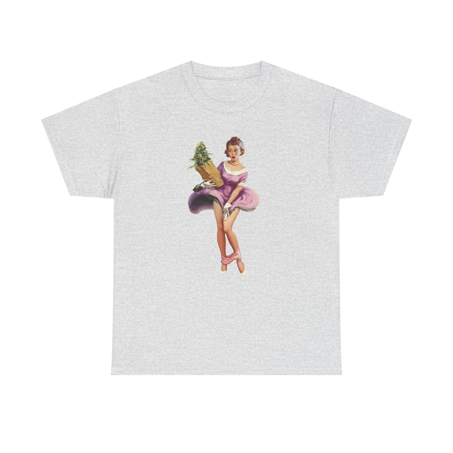 Weed Panty Dropper Funny Retro Graphic T Shirt ADULT NEW Heavy Cotton Tee