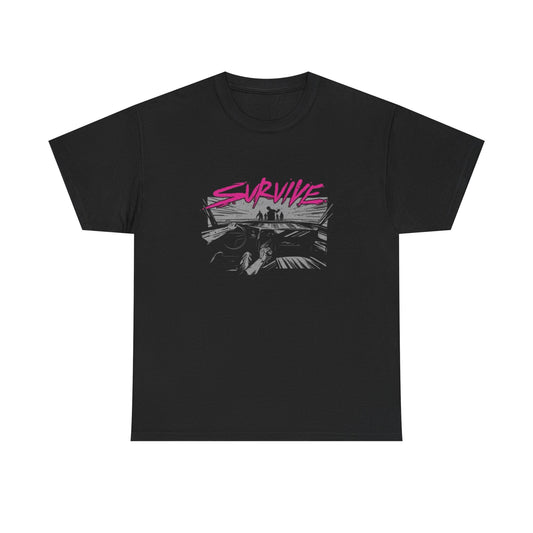 Survive The Apocalypse Graphic T Shirt Heavy Cotton Tee NEW ADULT UNISEX