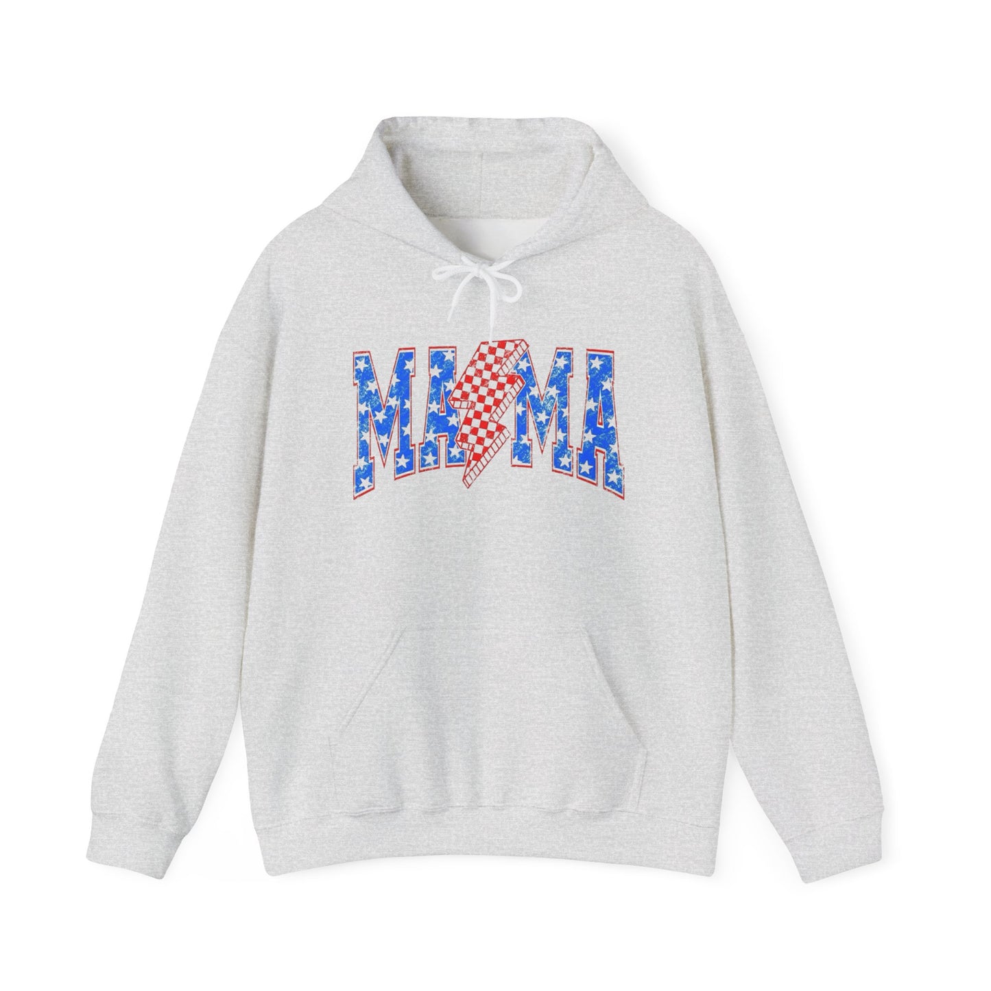 USA Mama Mom Retro Graphic Hoodie Women's Heavy Blend™ Hooded Sweatshirt